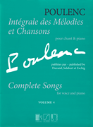 Complete Songs, Vol. 4 Vocal Solo & Collections sheet music cover